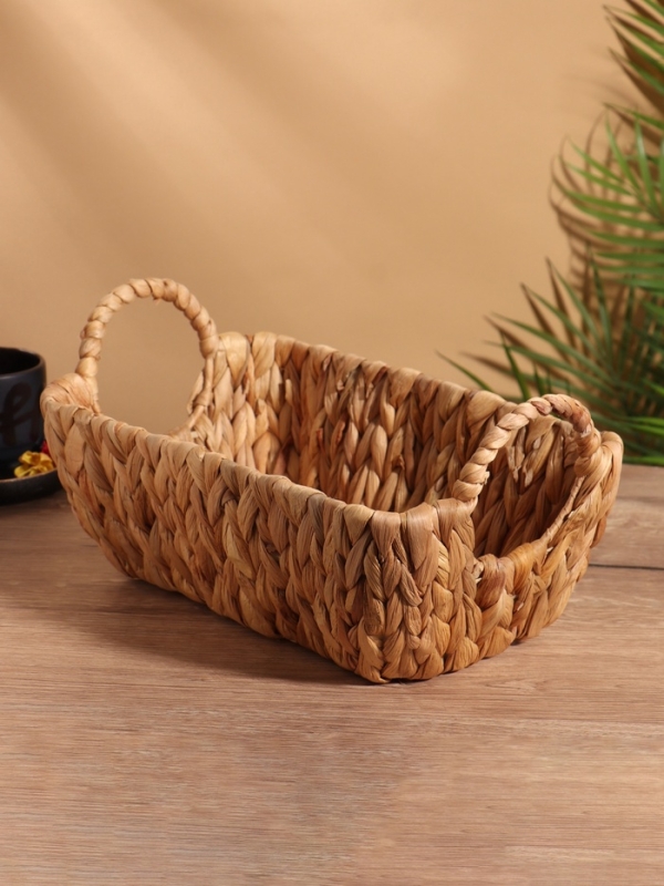 Корзина плетеная 34х20х17 см, водный гиацинт