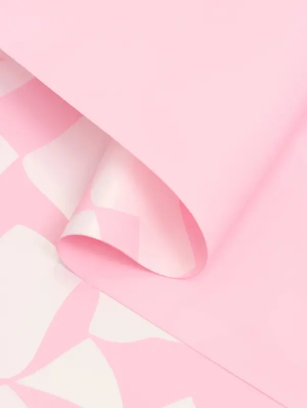 Плёнка флористическая для цветов и букетов, розовая, 57&times;57 см