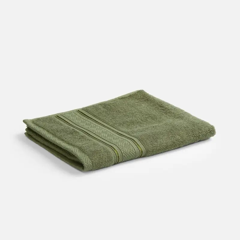 Полотенце махровое Terrychic, среднее, зеленое Полотенце махровое Terrychic, среднее, зеленое