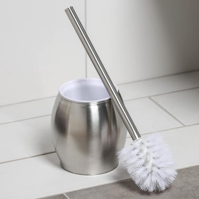 Ёршик для унитаза с подставкой, 12×12×37 см Ёршик для унитаза с подставкой, 12×12×37 см