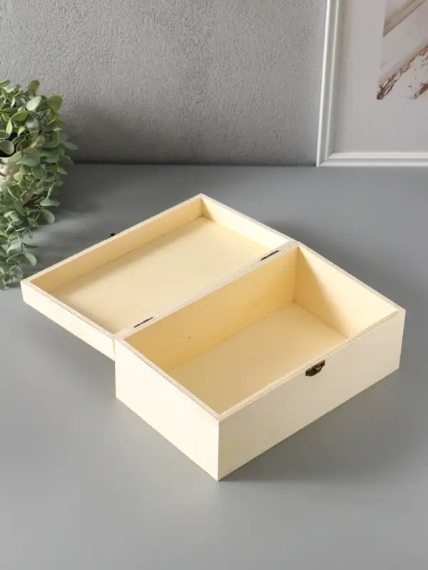 Шкатулка для росписи дерево &laquo;Прямоугольная&raquo;, для украшений, замок-пряжка, 26.5&times;16.5&times;11 см