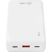 Внешний аккумулятор Cactus CS-PBFSEA-20000 20000mAh 4.5A USB-A/2xUSB-C бел