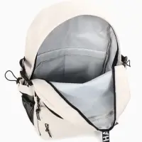 Рюкзак школьный, для подростка, мягкий, 30&times;14&times;45 см, бежевый
