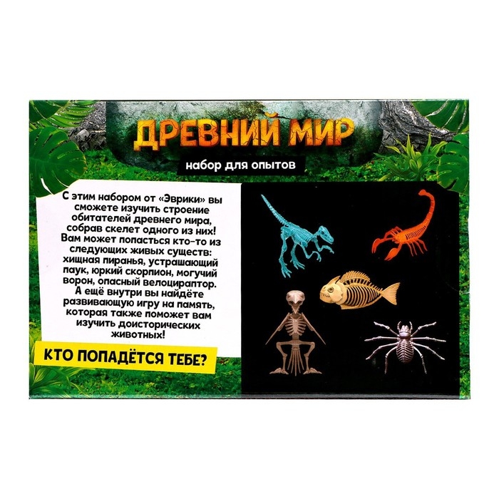 Набор для опытов «Древний мир» Набор для опытов «Древний мир»