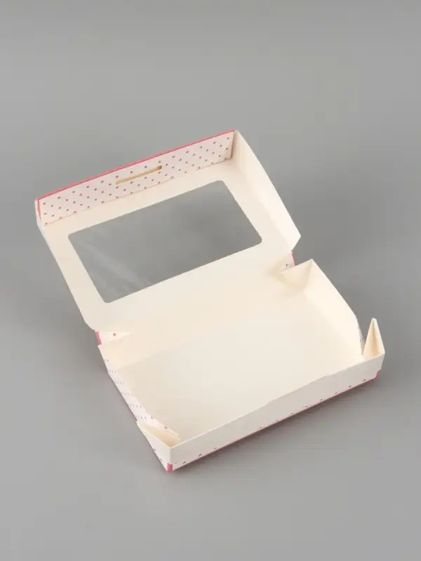 Коробка подарочная с окном &laquo;Только для тебя&raquo;, 20&times;12&times;4 см, самосборная