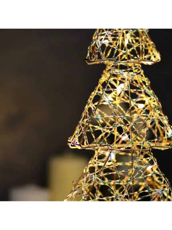 Светодиодная фигура &laquo;Ёлочка&raquo; 36&times;17&times;6 см, 20 LED, от батареек ААx2, свечение тёплое белое