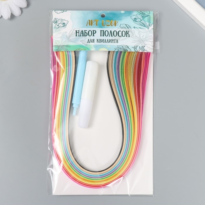 Набор для квиллинга (клей ПВА, инструмент для квиллинга, 160 полосок 0,5 см) МИКС Набор для квиллинга (клей ПВА, инструмент для квиллинга, 160 полосок 0,5 см) МИКС