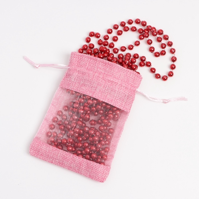 Льняной мешочек для хранения украшений, подарков, трав, 10 х 14 см, набор из 5 штук Льняной мешочек для хранения украшений, подарков, трав, 10 х 14 см, набор из 5 штук