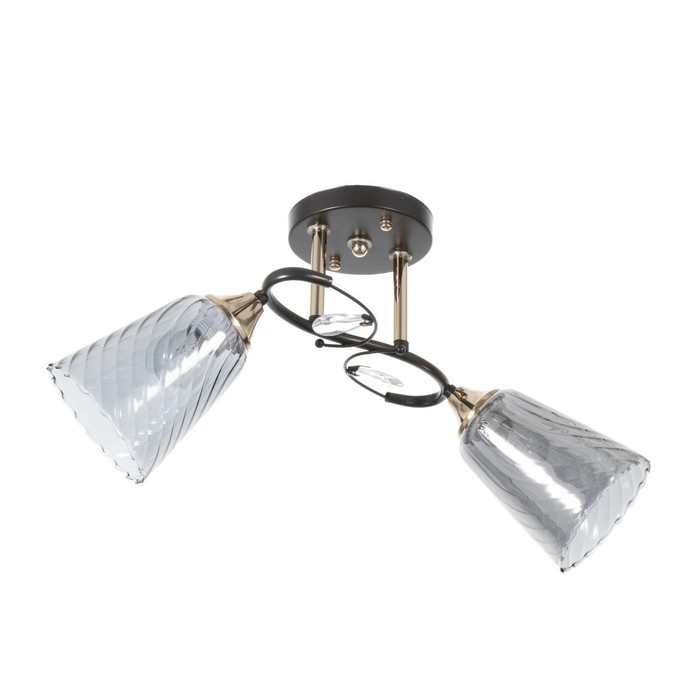 Люстра Люстра "Рони" 2хЕ27 40Вт черный 50х20х23см BayerLux