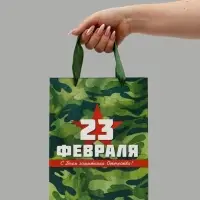 Набор подарочных ламинированных пакетов &laquo;Звезда&raquo;, 10 шт, 18 &times; 23 &times; 10 см
