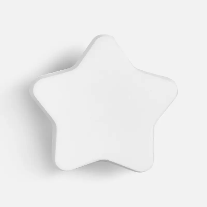 Джибитс из ПВХ &laquo;Звезда&raquo;, белый