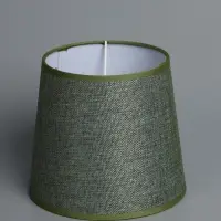 Абажур BayerLux &laquo;Кантри. Рогожка&raquo;, E27 или E14, зелёный, 18&times;18&times;15.5 см