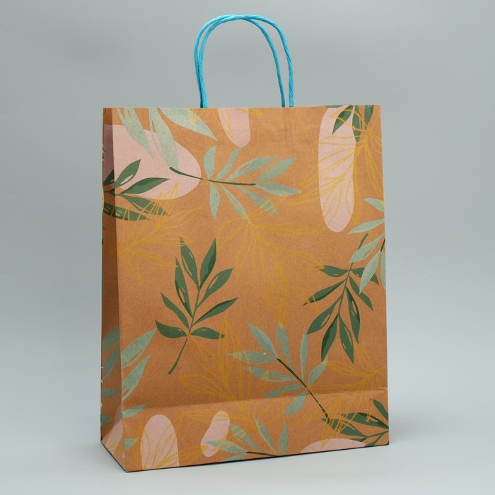 Пакет подарочный крафтовый, упаковка, &laquo;Eco mood&raquo;, 37 х 29.5 х 12 см