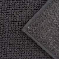 Коврик для дома LaDо́m, букли, плотность 1100 г, 50&times;80 см, графитовый