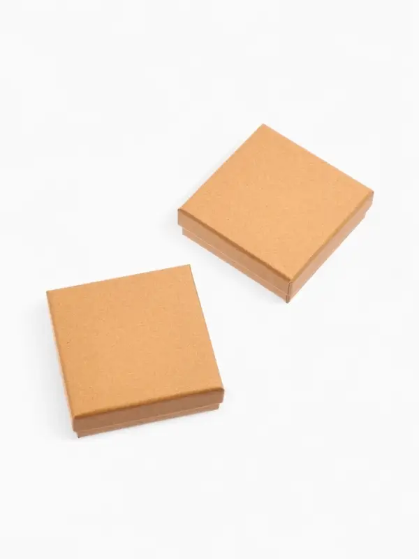 Набор короборчек подарочных 6 шт. под набор "Крафт", 9*9 см, цвет бежевый (10901376)