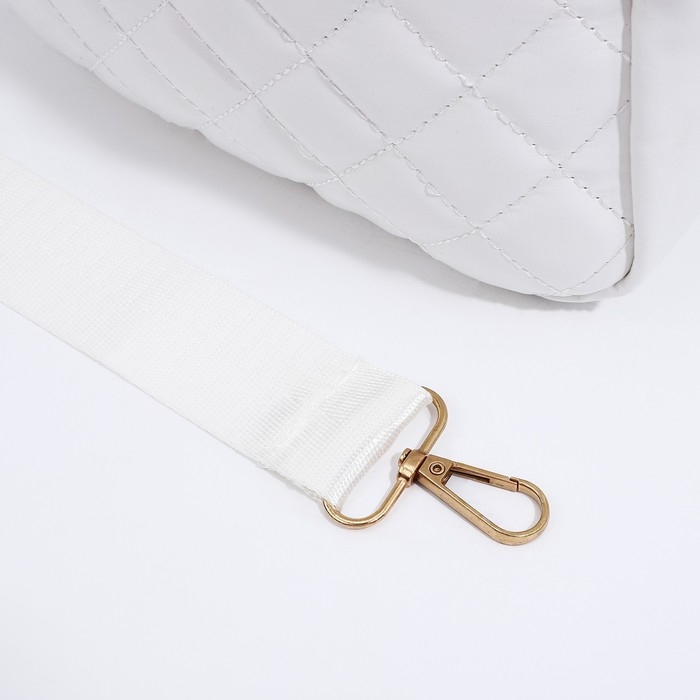 Сумка кросс-боди на молнии, цвет белый Сумка кросс-боди на молнии, цвет белый