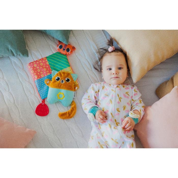 Погремушка - прорезыватель «Тигра» с шуршалкой, Крошка Я Погремушка - прорезыватель «Тигра» с шуршалкой, Крошка Я