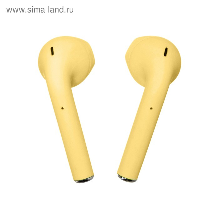 Наушники беспроводные Luazon i12, TWS, BT 5.0, 35/300 мАч, сенсор, матовые, жёлтые Наушники беспроводные Luazon i12, TWS, BT 5.0, 35/300 мАч, сенсор, матовые, жёлтые