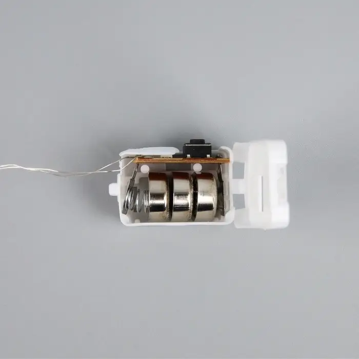 Набор гирлянд &laquo;Нить&raquo; 1 м, роса, 5 шт., IP20, серебристая нить, 10 LED, 3 режима, от батареек AG13&times;3, свечение мульти