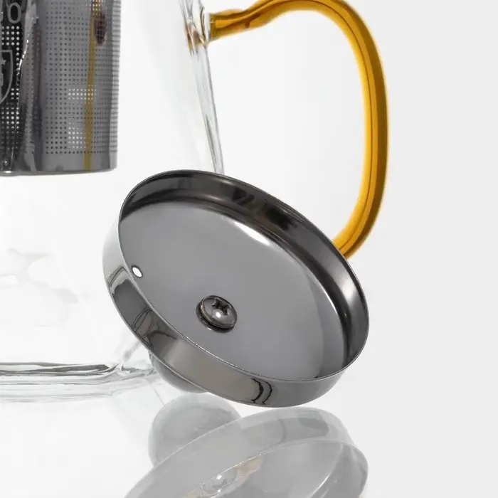 Заварочный чайник Magistro &laquo;Льдинка&raquo;, 300 мл, металлическое сито, стекло