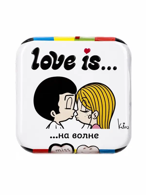 Освежающие конфеты Love is, в форме сердца, со вкусом морской соли и маракуйи, 20 г