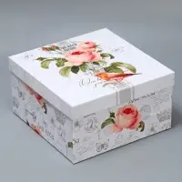 Набор коробок 10 в 1, упаковка подарочная, &laquo;Шебби&raquo;, 10&times;10&times;6‒28&times;28&times;15 см