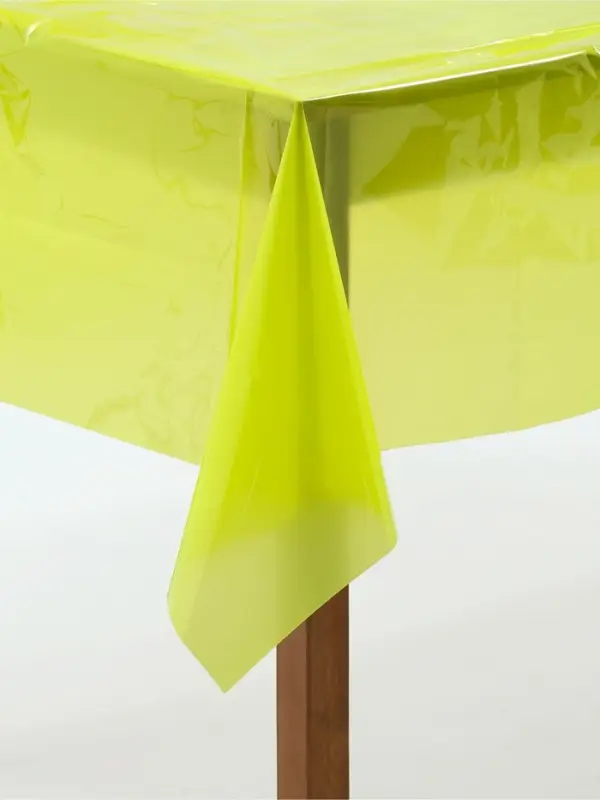 Скатерть 137*183см, флюорисцентная, цвет желтый