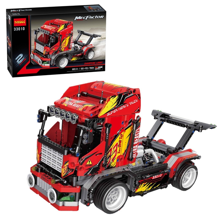 Конструктор техно «Спорткар», 1051 деталь, 2 варианта сборки Конструктор техно «Спорткар», 1051 деталь, 2 варианта сборки