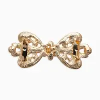 Зажим для кардигана "Ажур", тюльпан. цвет золотой в золоте Зажим для кардигана "Ажур", тюльпан. цвет золотой в золоте