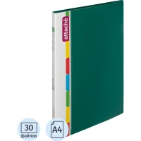 Папка файловая ATTACHE KT-30/07 зеленая Россия