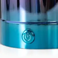 Светильник "Медузы" LED, RGB, USB, 3-5Вт, розово-голубой металлик 9х9х3 см