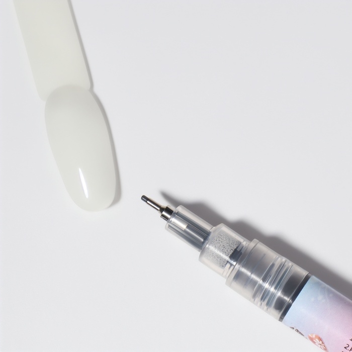 Маркер для дизайна ногтей, тонкий, акриловый, 13,7 см, цвет чёрный Маркер для дизайна ногтей, тонкий, акриловый, 13,7 см, цвет чёрный