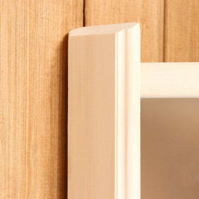 Абажур деревянный, белое стекло Абажур деревянный, белое стекло