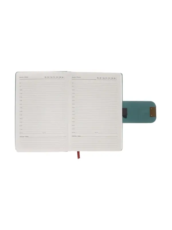 Ежедневник недатированный формат А5, с хлястиком, 96л, линия, пвх, Изумрудный Ежедневник недатированный формат А5, с хлястиком, 96л, линия, пвх, Изумрудный