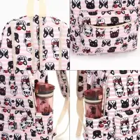 Рюкзак школьный &laquo;Собачки&raquo;, с пеналом,29&times;12&times;41 см, розовый