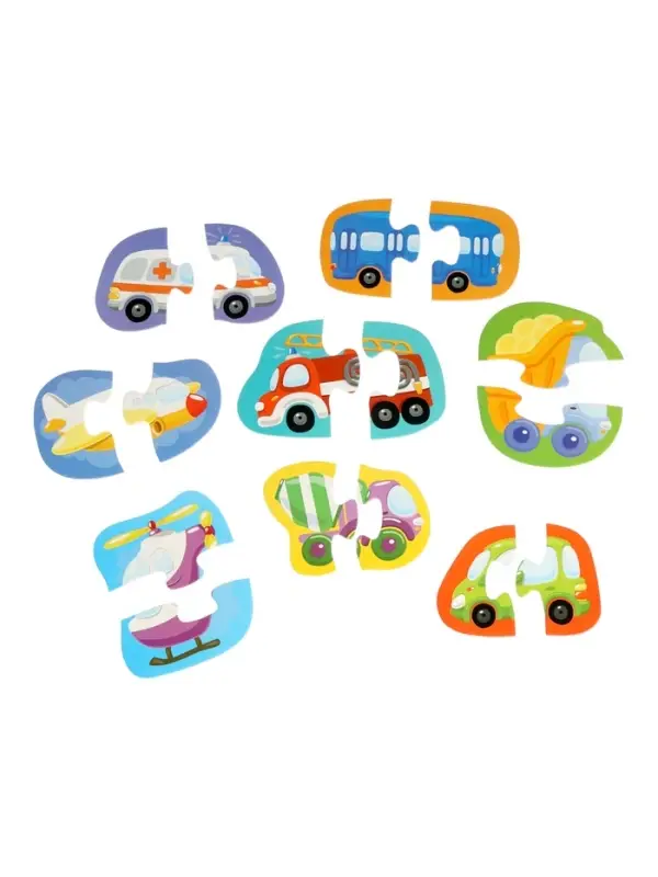 Пазлы-контуры Десятое Королевство &laquo;Транспорт&raquo;, половинки