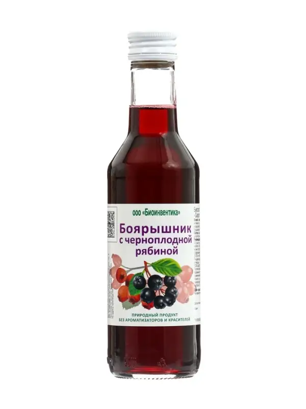 Сироп боярышника с черноплодной рябиной, 250 мл