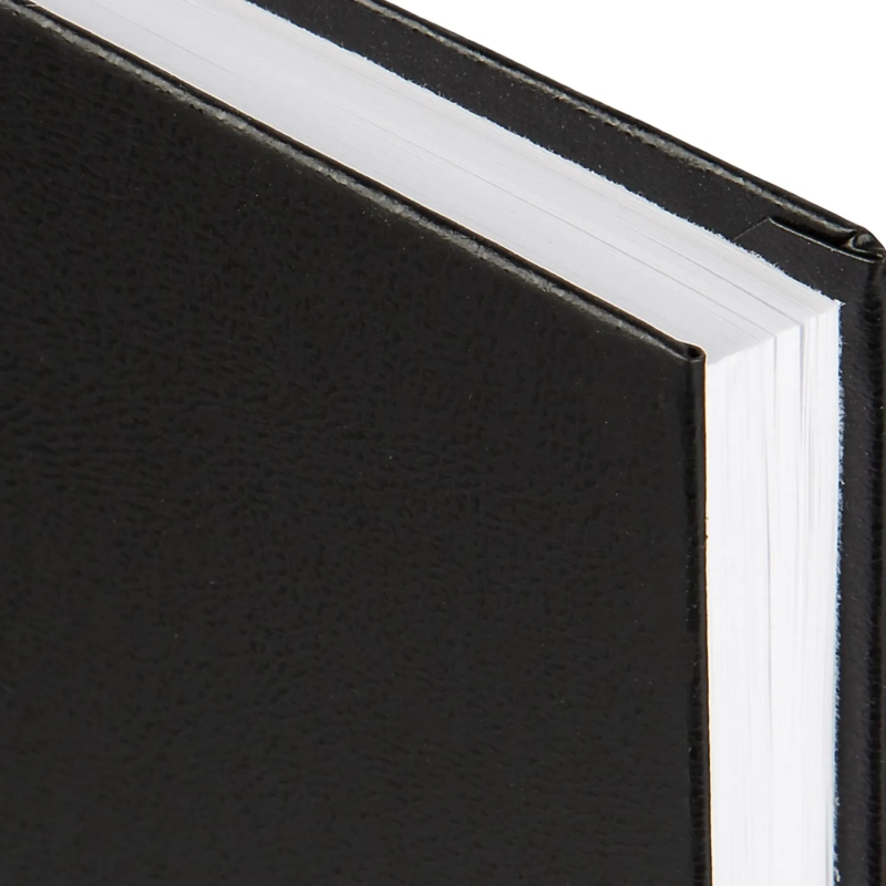 Ежедневник недатированный ,бумвинил,черный,А6,105х140мм,128л