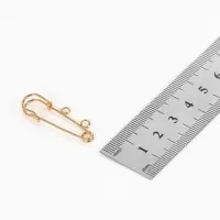 Булавка для подвесок PO-035, №01, 2 шт. 3.5&times;0.5 см, цвет золото
