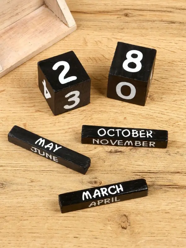 Календарь настольный Календарь настольный "Машинка" дерево 11х5х14 см