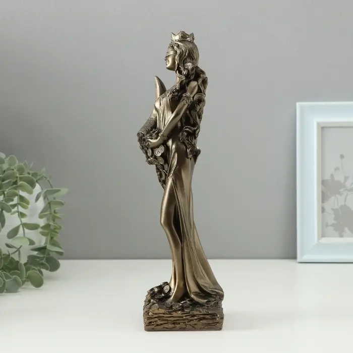 Фигура гипс &laquo;Фортуна&raquo;, под бронзу, 30 см