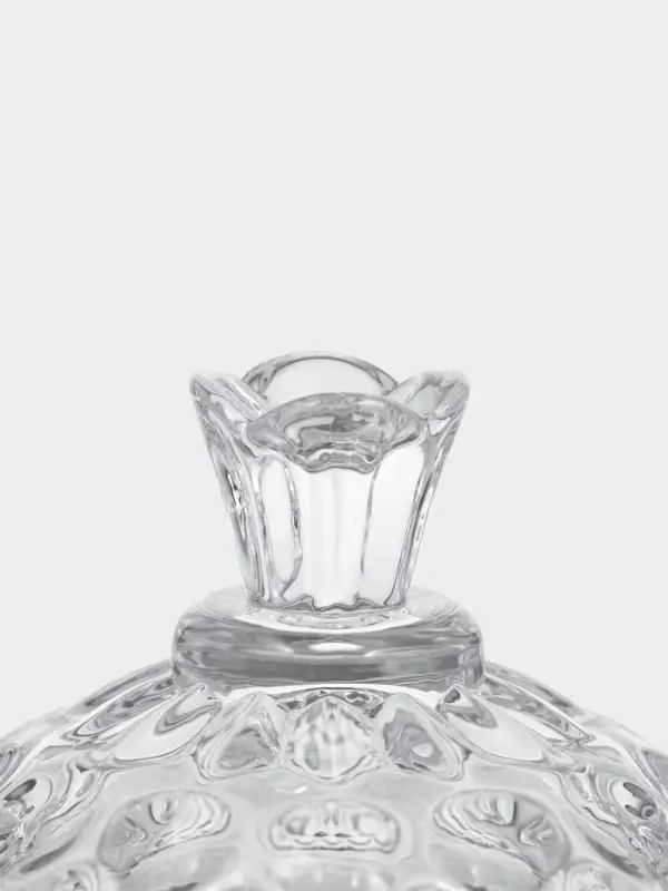 Емкость для хранения на ножке "Трофей" 8х8х14,5 см, прозрачный