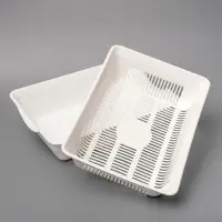 Туалет глубокий с сеткой 36&times;25&times;9 см, белый