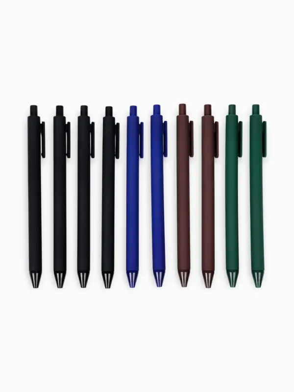 Ручки шариковые, синяя паста, 0.7 мм, автоматические, набор 10 шт. &laquo;Самый сильный&raquo;