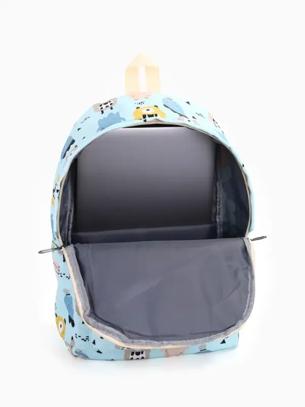 Рюкзак школьный &laquo;Монстрики&raquo;, с пеналом, 29&times;12&times;41 см, голубой