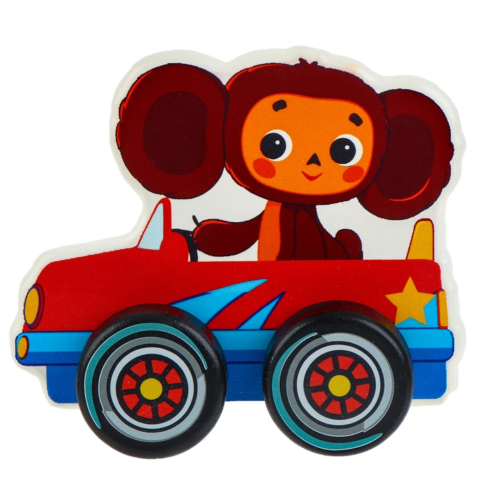 Игрушка деревянная, каталка «Союз мультфильм» 12 см Игрушка деревянная, каталка «Союз мультфильм» 12 см