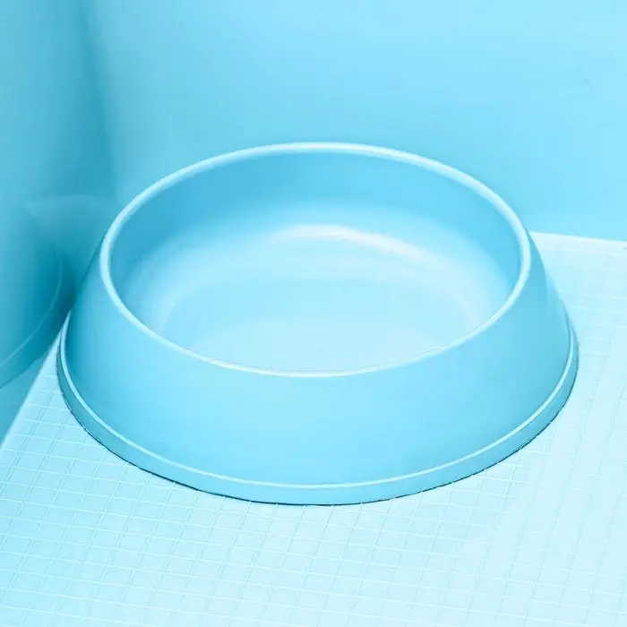 Клетка для кроликов, морских свинок &laquo;Пижон&raquo; №4 складная, 80&times;50&times;47 см, бирюзовая