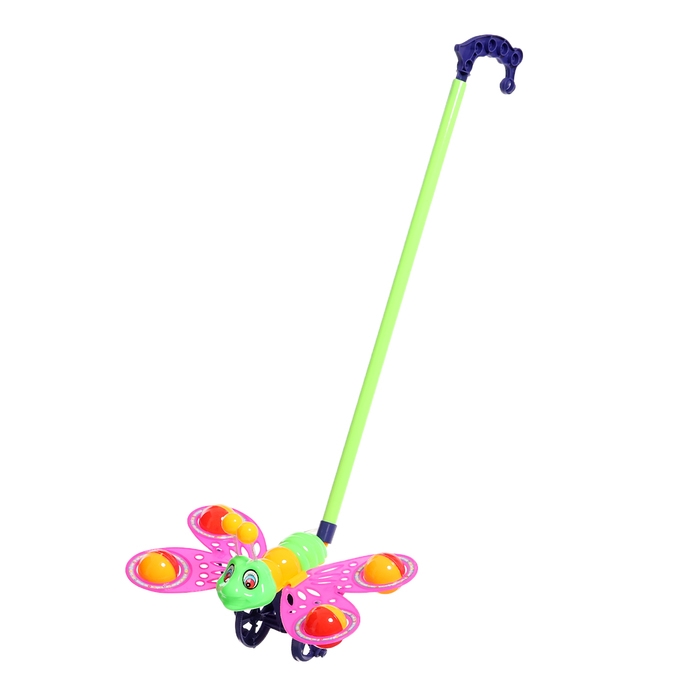 Каталка на палочке «Бабочка», цвета МИКС Каталка на палочке «Бабочка», цвета МИКС