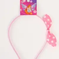 Ободок для волос «Бантик» розовый, Винкс