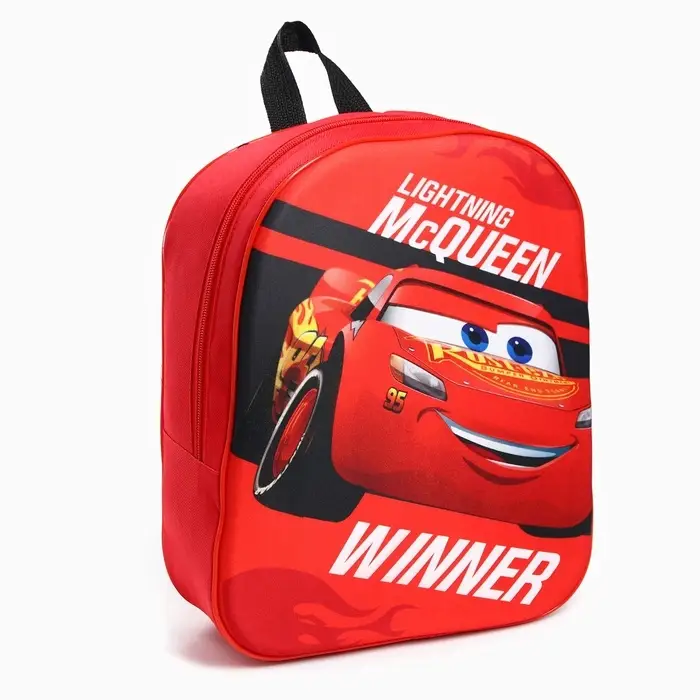 Рюкзак детский для мальчика &laquo;Победитель&raquo;, 33&times;29&times;9 см, Тачки